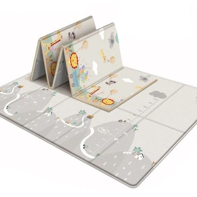 Happy Tiny Mart Waterproof Cushioned Floor Mat for Infant Activity