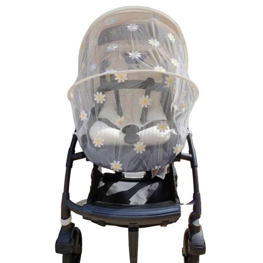 Universal Breathable Synthetic Mesh Stroller Cover for Insect and UV Protection