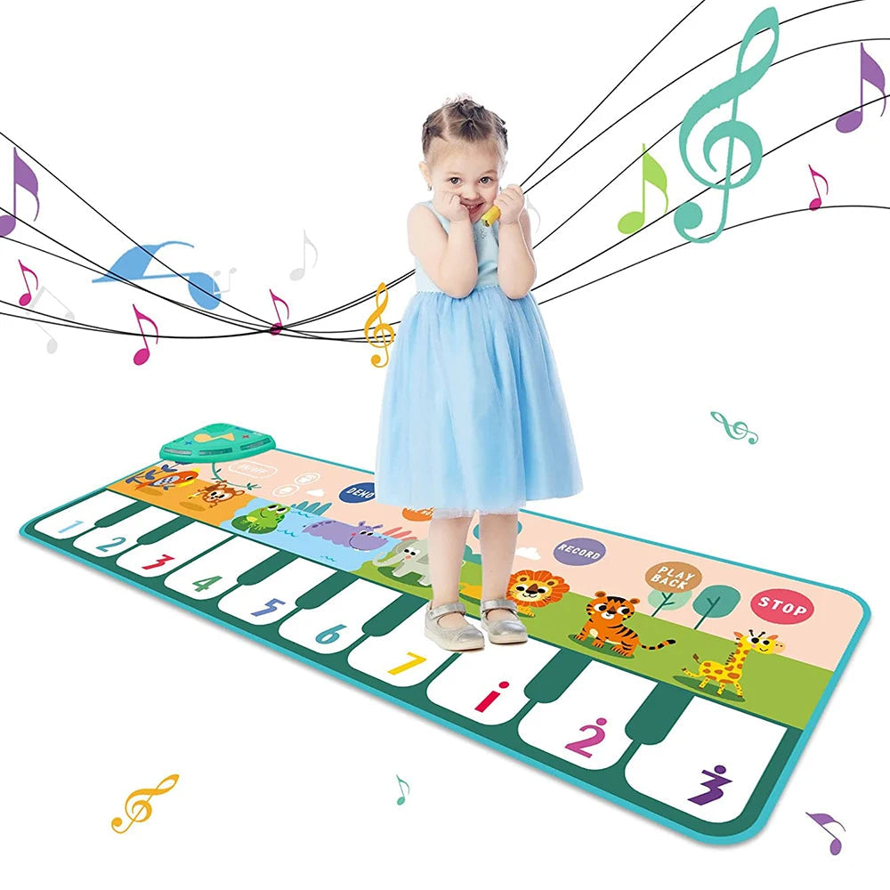 Non-Woven Fabric Electronic Piano Dance Mat With 17 Function Keys