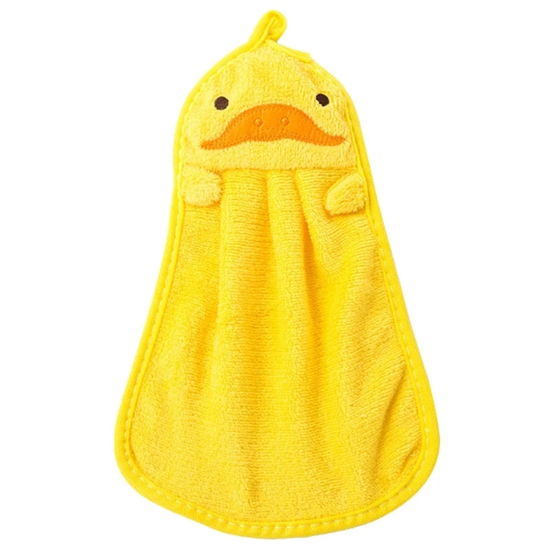 Happy Tiny Mart Microfiber Animal Theme Hand Towels for Children