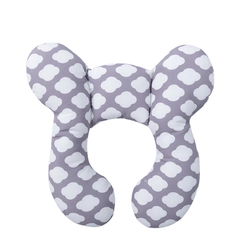 Happy Tiny Mart Soft Cotton U-Shaped Travel Pillow for Infant Neck Support