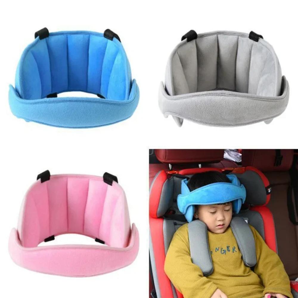 Polyester Cotton Adjustable Head Support for Car Seats and Strollers
