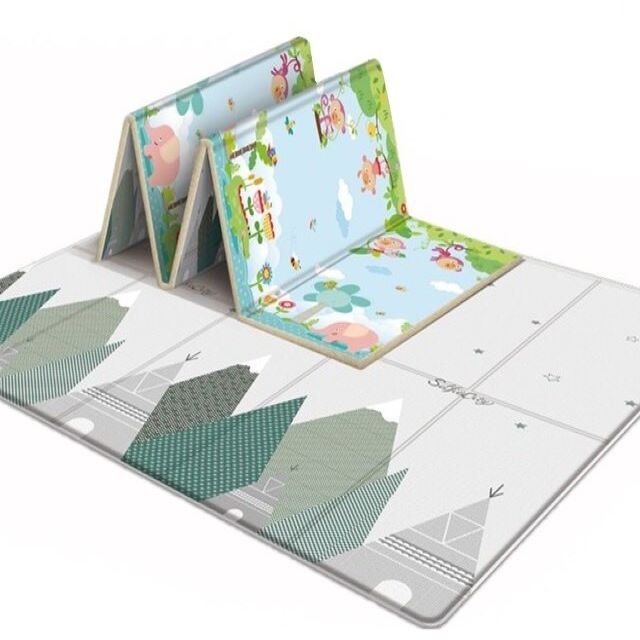 Happy Tiny Mart Waterproof Cushioned Floor Mat for Infant Activity