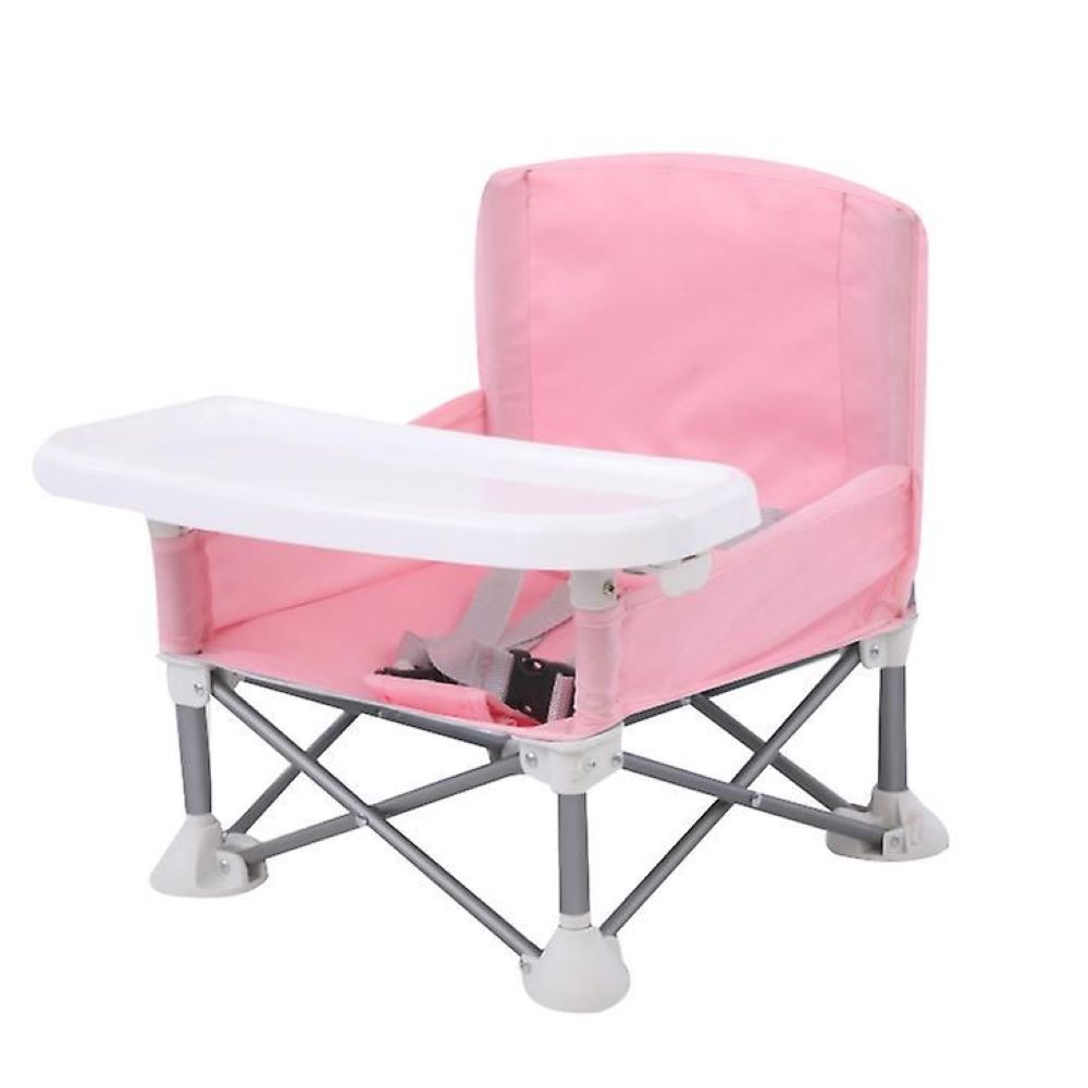 Happy Tiny Mart Plastic Foldable Child Booster Chair with Removable Tray