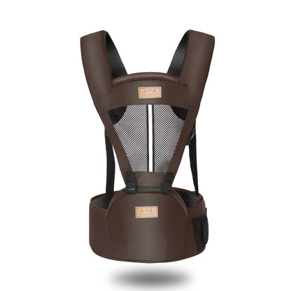 Cotton and Polyester Multifunctional Hipseat Baby Carrier with 15 Positions