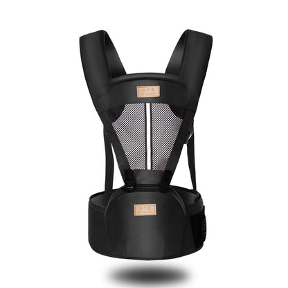 Cotton and Polyester Multifunctional Hipseat Baby Carrier with 15 Positions