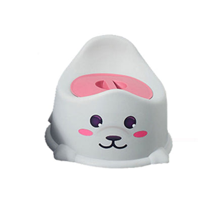 Polypropylene Plastic Portable Toilet Training Seat with Removable Trough and Cover