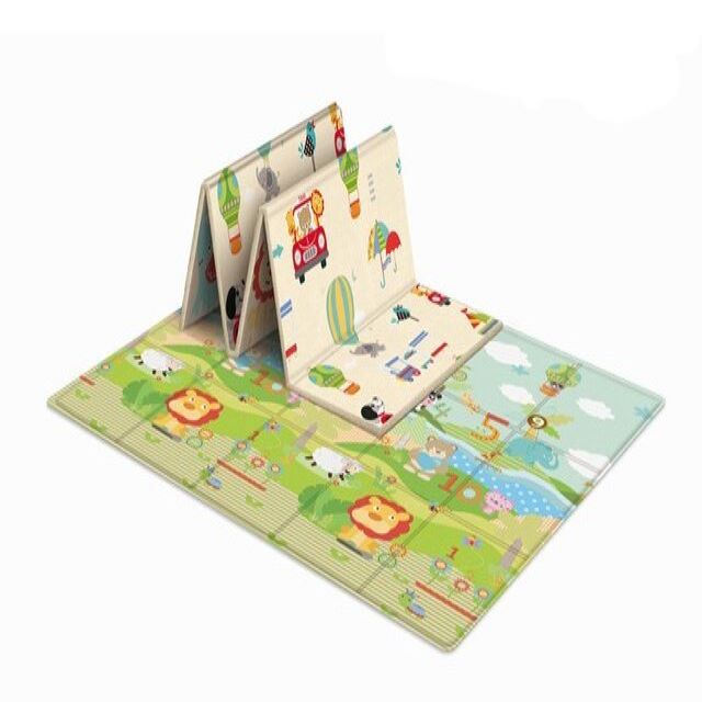 Happy Tiny Mart Waterproof Cushioned Floor Mat for Infant Activity