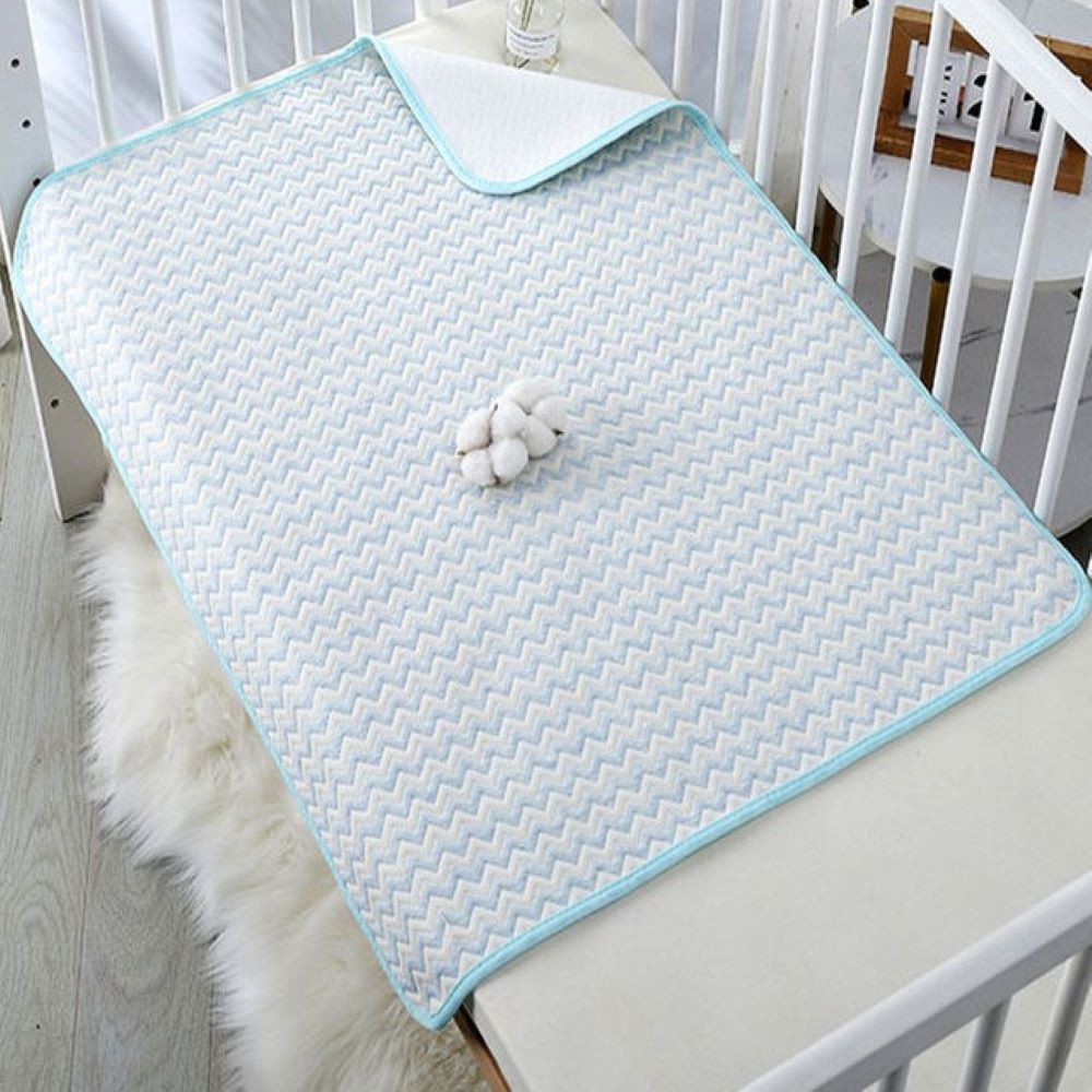 Three Piece Waterproof Fabric Infant Changing Mat Set For Surface Protection