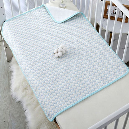 Three Piece Waterproof Fabric Infant Changing Mat Set For Surface Protection
