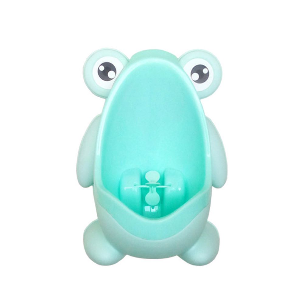 Happy Tiny Mart Polypropylene Frog-Shaped Wall-Mounted Portable Urinal for Toddlers