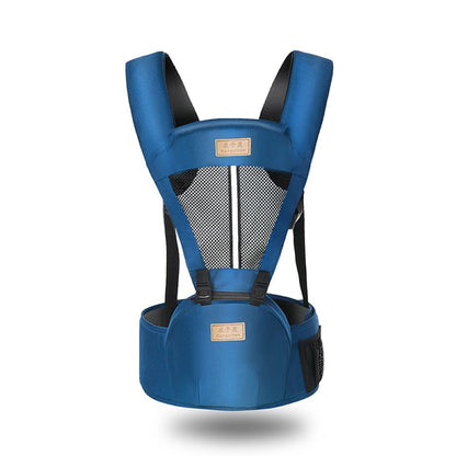 Cotton and Polyester Multifunctional Hipseat Baby Carrier with 15 Positions