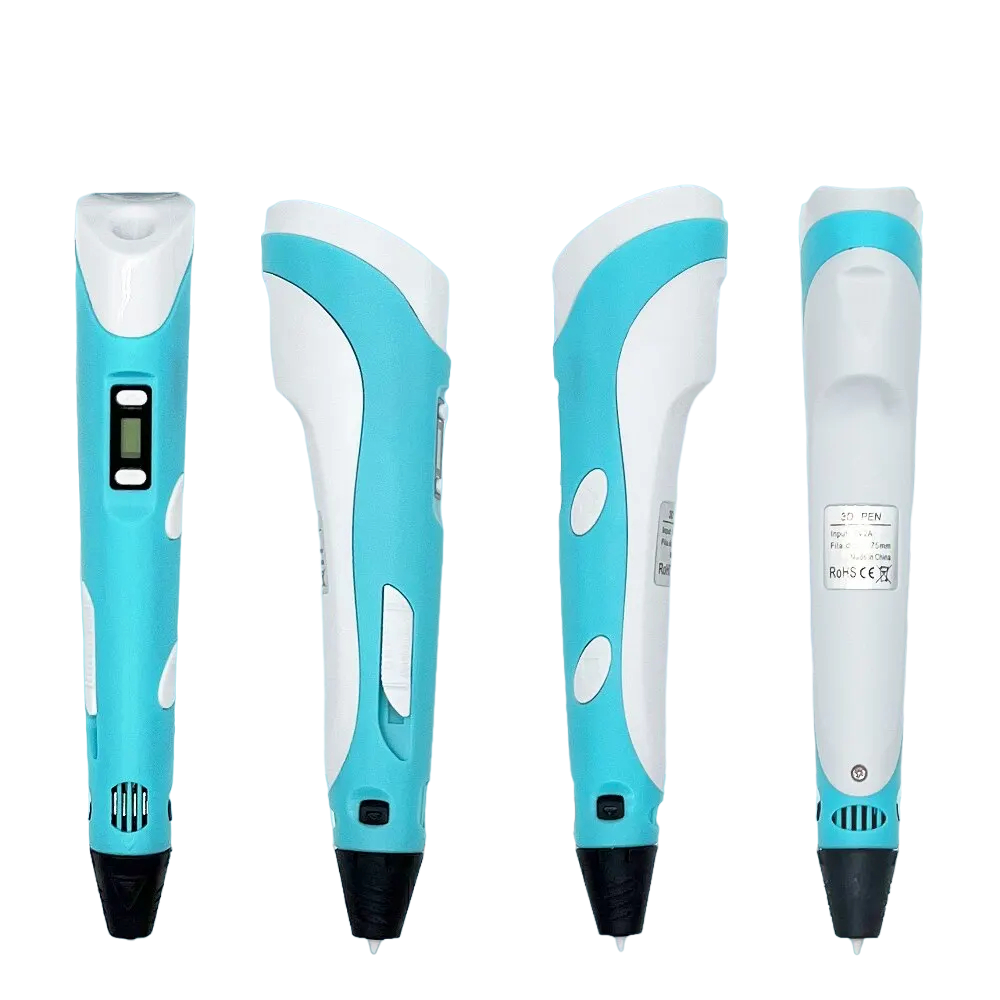 Plastic 3D Printing Pen with LCD Screen and PLA Filament Kit