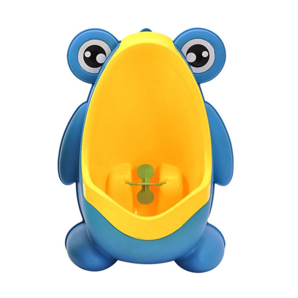 Happy Tiny Mart Polypropylene Frog-Shaped Wall-Mounted Portable Urinal for Toddlers