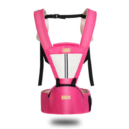 Cotton and Polyester Multifunctional Hipseat Baby Carrier with 15 Positions
