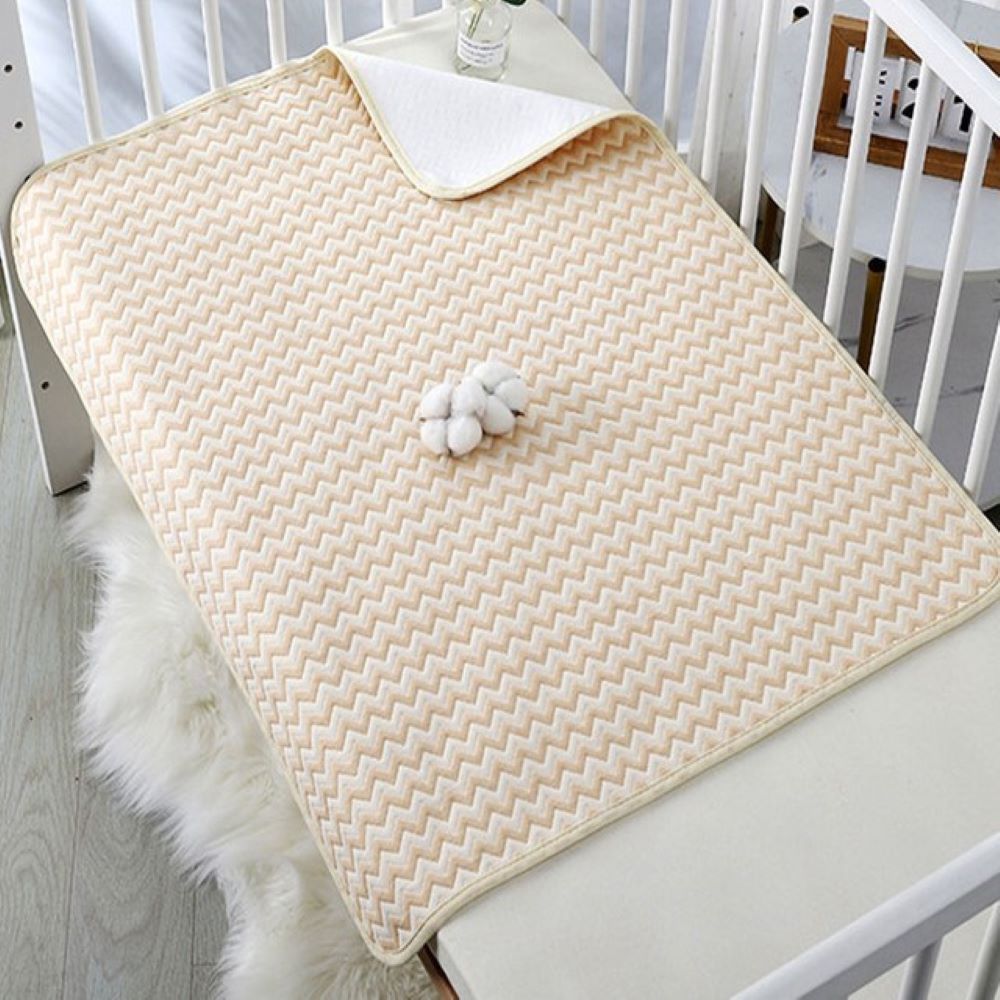 Three Piece Waterproof Fabric Infant Changing Mat Set For Surface Protection