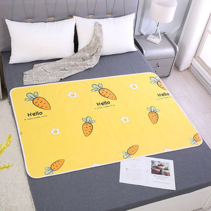 Waterproof Cotton and Bamboo Fiber Reusable Portable Baby Changing Mat