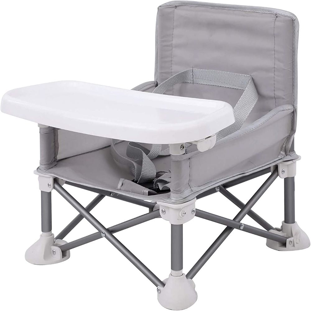 Happy Tiny Mart Plastic Foldable Child Booster Chair with Removable Tray