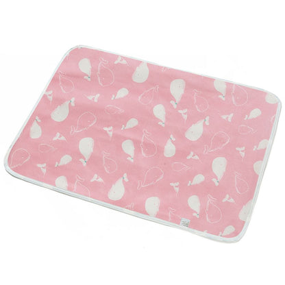 Happy Tiny Mart Cotton and EVA Waterproof Reusable Portable Diaper Changing Mat