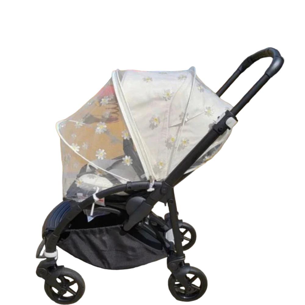 Universal Breathable Synthetic Mesh Stroller Cover for Insect and UV Protection