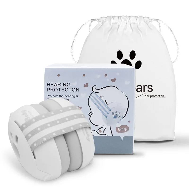 Happy Tiny Mart Infant Ear Protection Earmuffs with Soft Polyester Headband