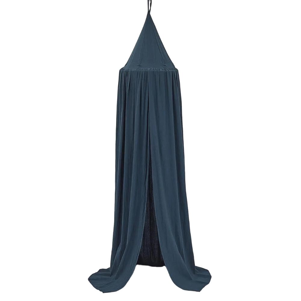 Happy Tiny Mart Cotton Blend Hanging Bed Canopy for Nurseries and Cribs