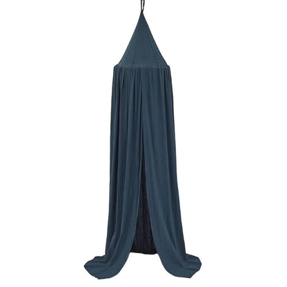 Happy Tiny Mart Cotton Blend Hanging Bed Canopy for Nurseries and Cribs