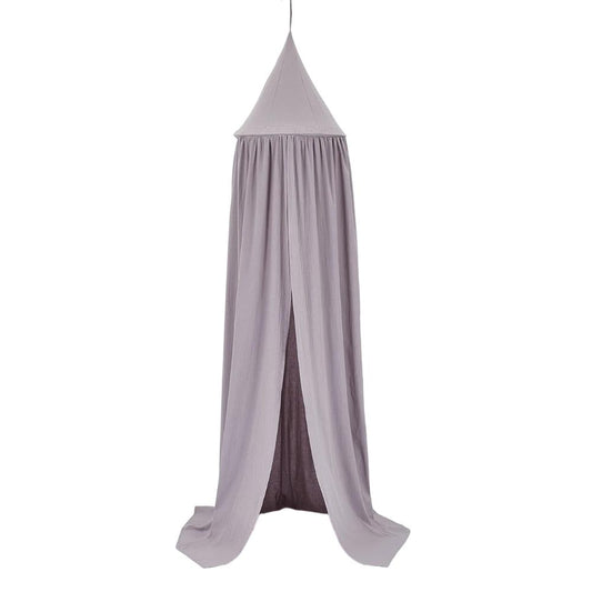 Happy Tiny Mart Cotton Blend Hanging Bed Canopy for Nurseries and Cribs