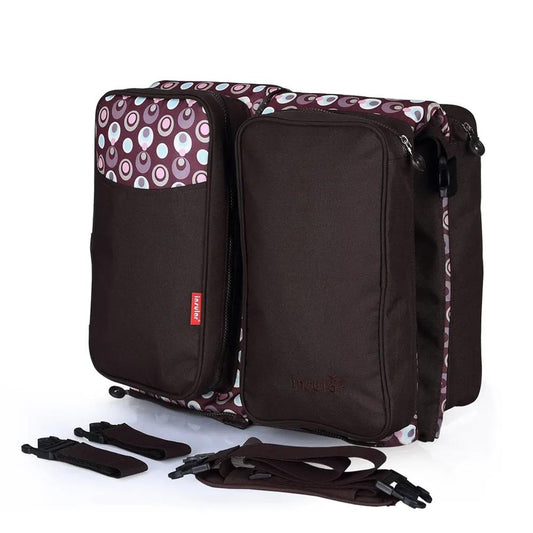 Waterproof Nylon Foldable Diaper Bag and Portable Infant Changing Station