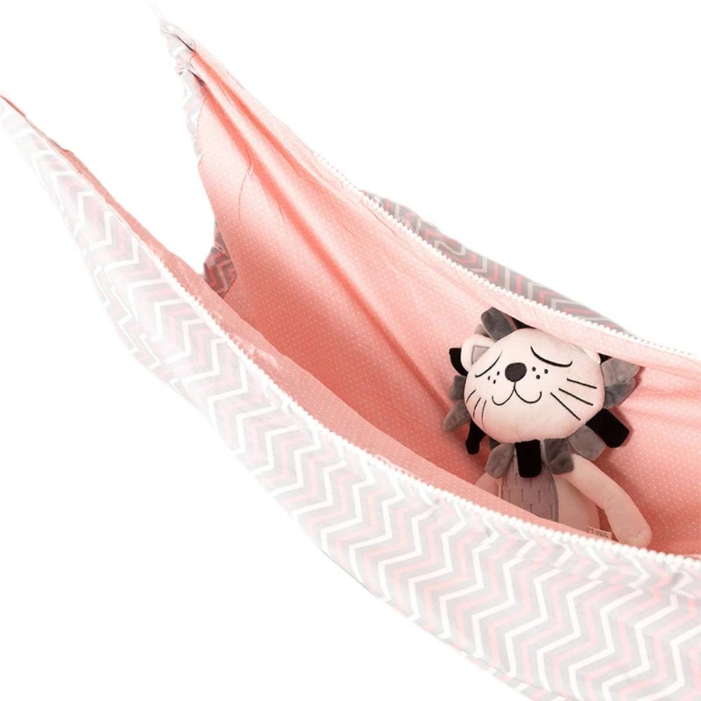 Portable Cotton Infant Hammock with Hanging Ropes for Sleep and Play