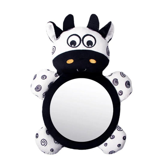 Happy Tiny Mart High Contrast Cloth Floor Mirror for Infant Tummy Time
