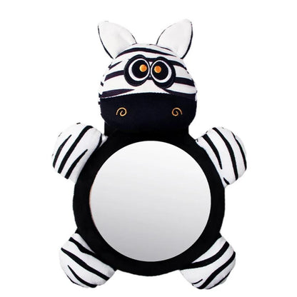 Happy Tiny Mart High Contrast Cloth Floor Mirror for Infant Tummy Time