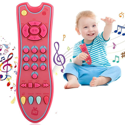 ABS Plastic Battery Operated Musical Remote Control Toy for Children Ages 2-6
