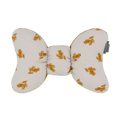 Cotton and Polyester Bow Shaped Infant Support Pillow for Head and Neck