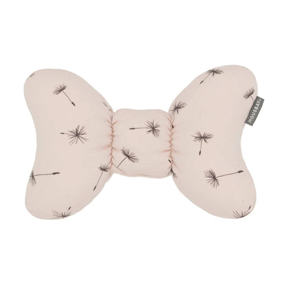 Cotton and Polyester Bow Shaped Infant Support Pillow for Head and Neck