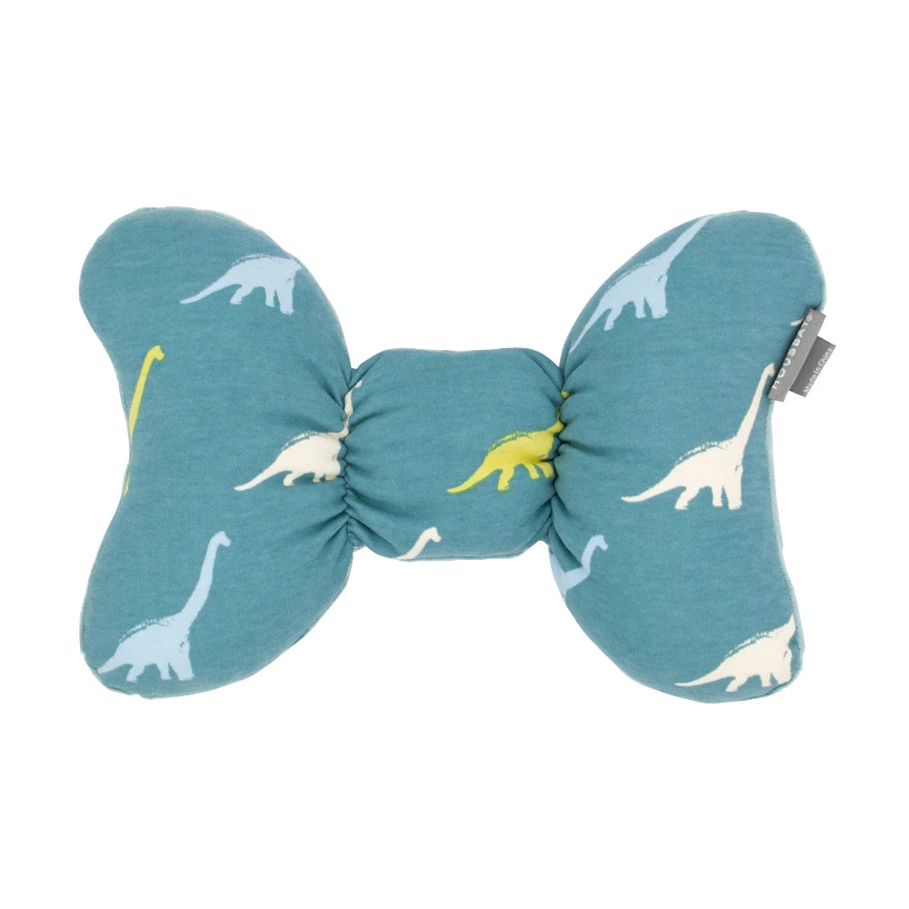 Cotton and Polyester Bow Shaped Infant Support Pillow for Head and Neck