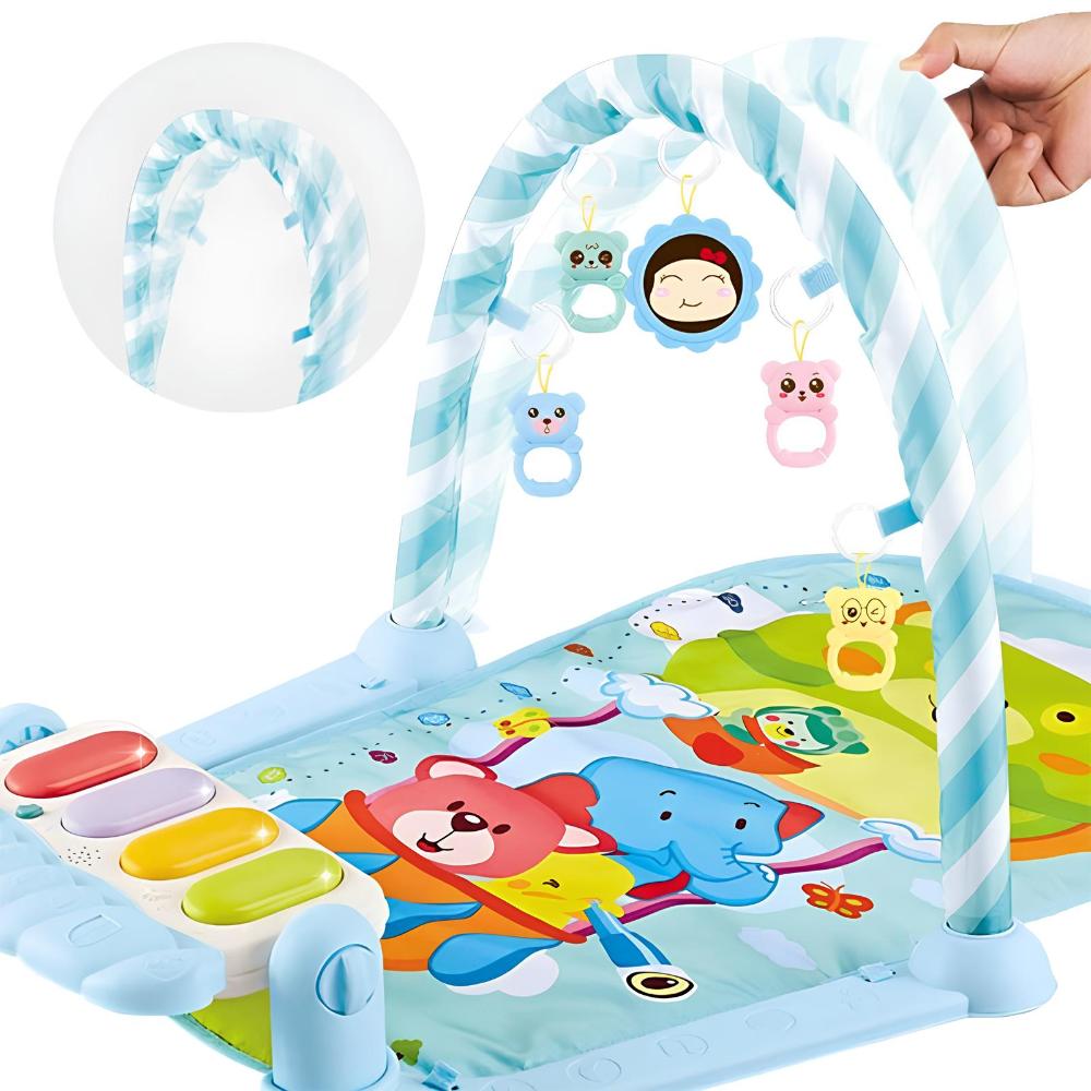 Happy Tiny Mart ABS and Fabric Baby Activity Mat with Integrated Electronics