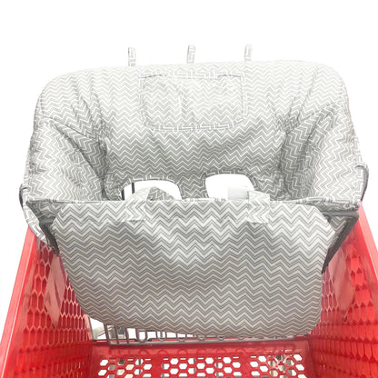 2-in-1 Polyester Shopping Cart and High Chair Cover for Infants