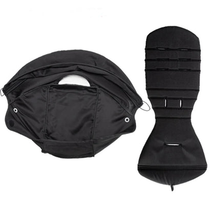 Universal Oxford Cloth Stroller Canopy and Padded Seat Cushion Set