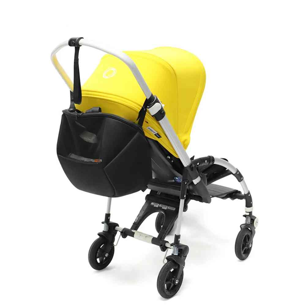 Polyester Universal Hanging Stroller Bag with Adjustable Straps and Storage Compartments