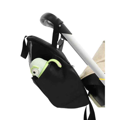 Polyester Universal Hanging Stroller Bag with Adjustable Straps and Storage Compartments