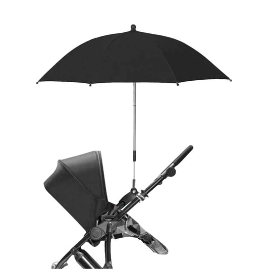 Waterproof UV 50+ Alloy Frame Adjustable Clamp Universal Stroller Umbrella