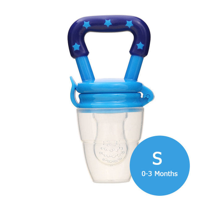 Happy Tiny Mart Silicone Mesh Baby Fruit Feeder and Teething Toy