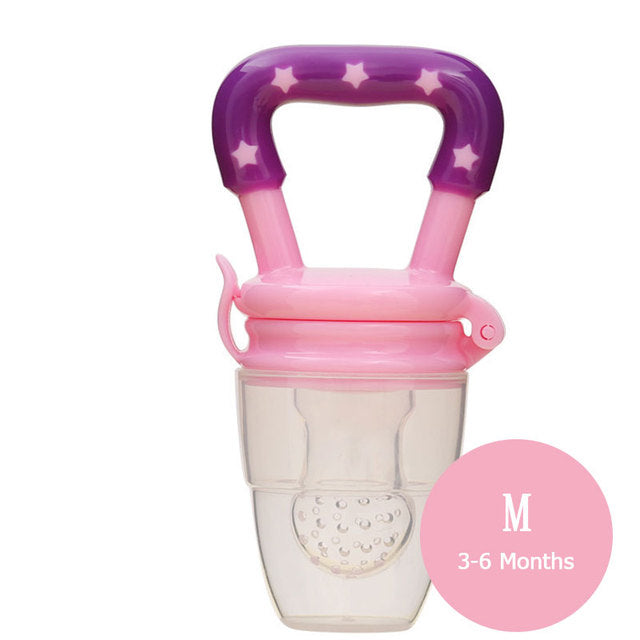 Happy Tiny Mart Silicone Mesh Baby Fruit Feeder and Teething Toy