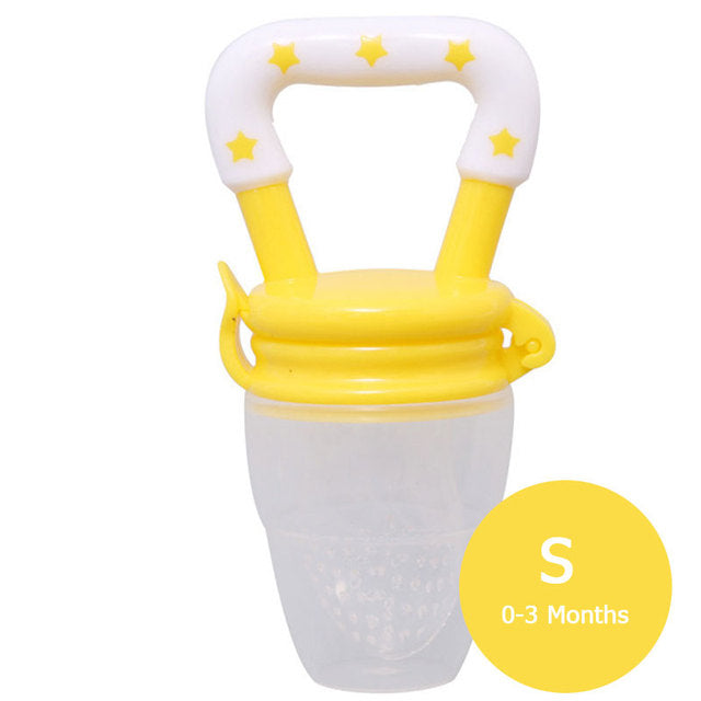 Happy Tiny Mart Silicone Mesh Baby Fruit Feeder and Teething Toy