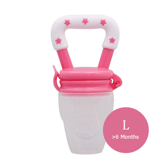Happy Tiny Mart Silicone Mesh Baby Fruit Feeder and Teething Toy