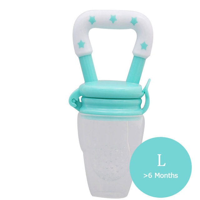 Happy Tiny Mart Silicone Mesh Baby Fruit Feeder and Teething Toy