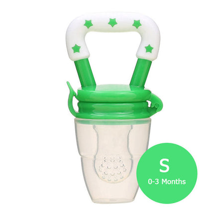 Happy Tiny Mart Silicone Mesh Baby Fruit Feeder and Teething Toy