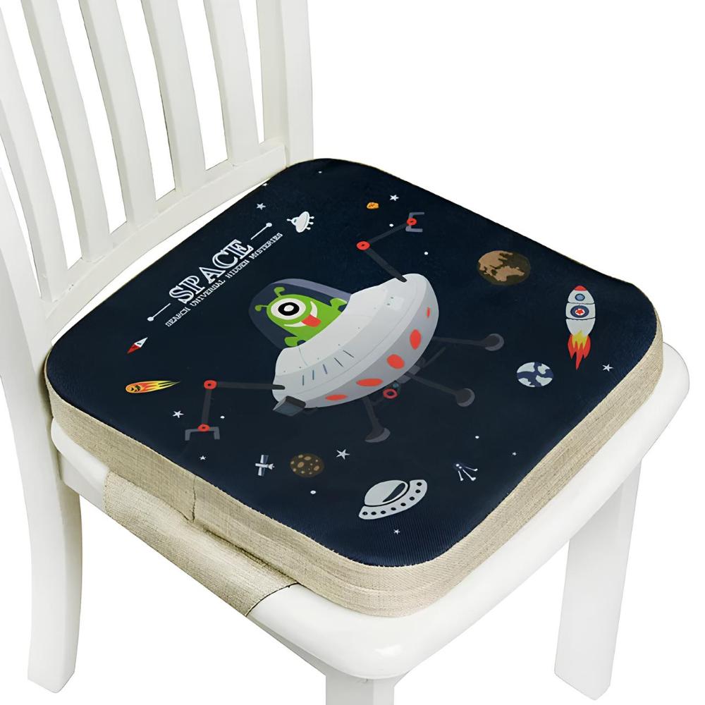 Happy Tiny Mart Cotton Polyester Portable Chair Booster Cushion for Children