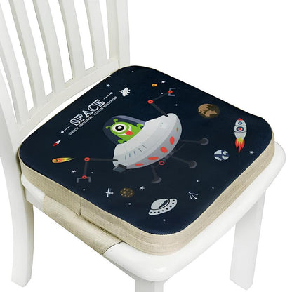 Happy Tiny Mart Cotton Polyester Portable Chair Booster Cushion for Children